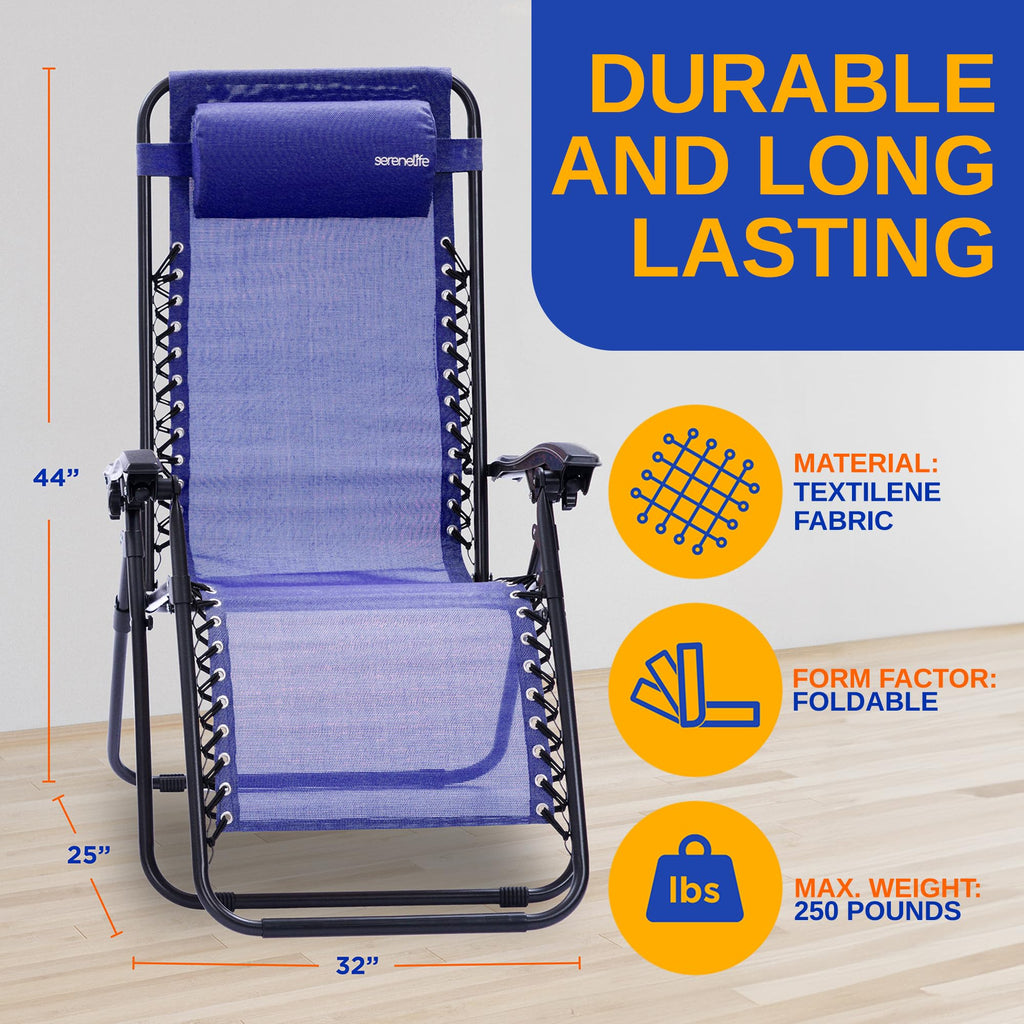 Zero Gravity Lounge Chair Set with Table C455