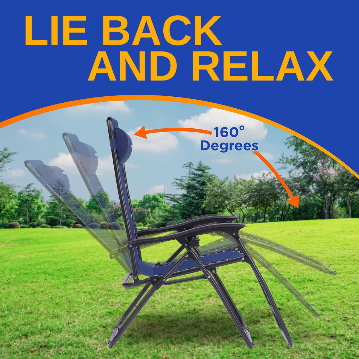 Zero Gravity Lounge Chair Set with Table C455