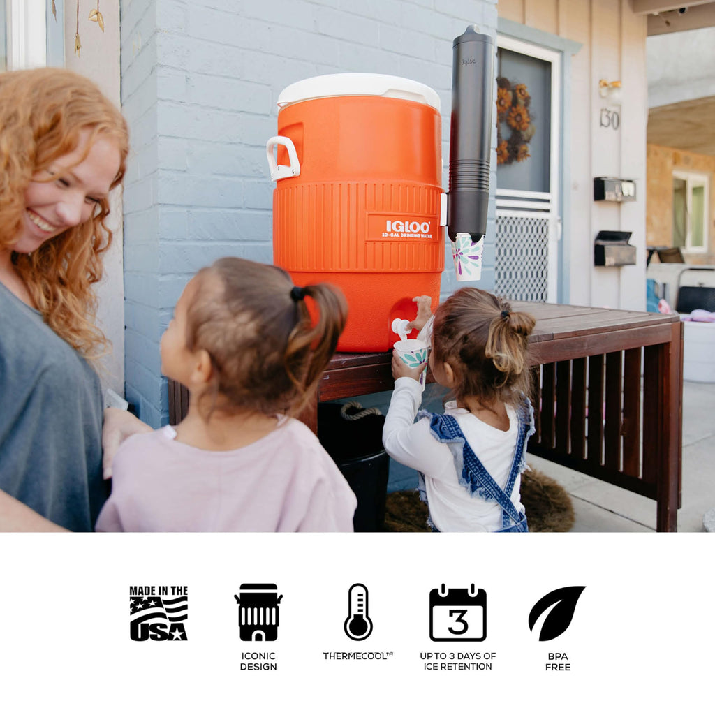 Insulated Beverage Dispenser with Spout E68660