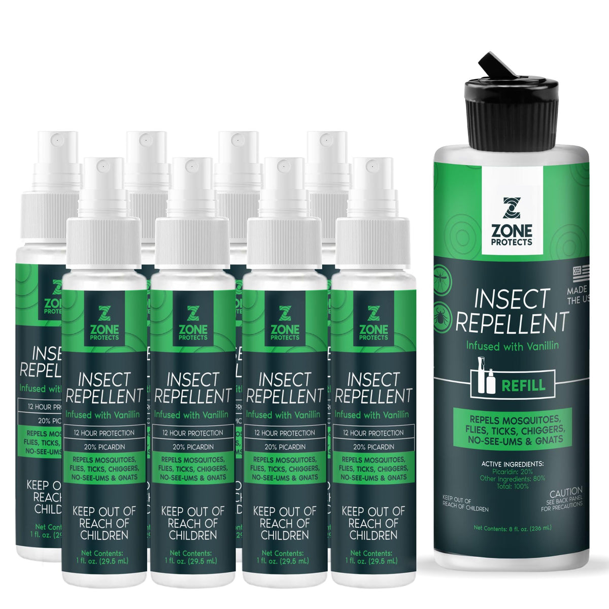 Picaridin Insect Repellent 8 oz Refill V175801
