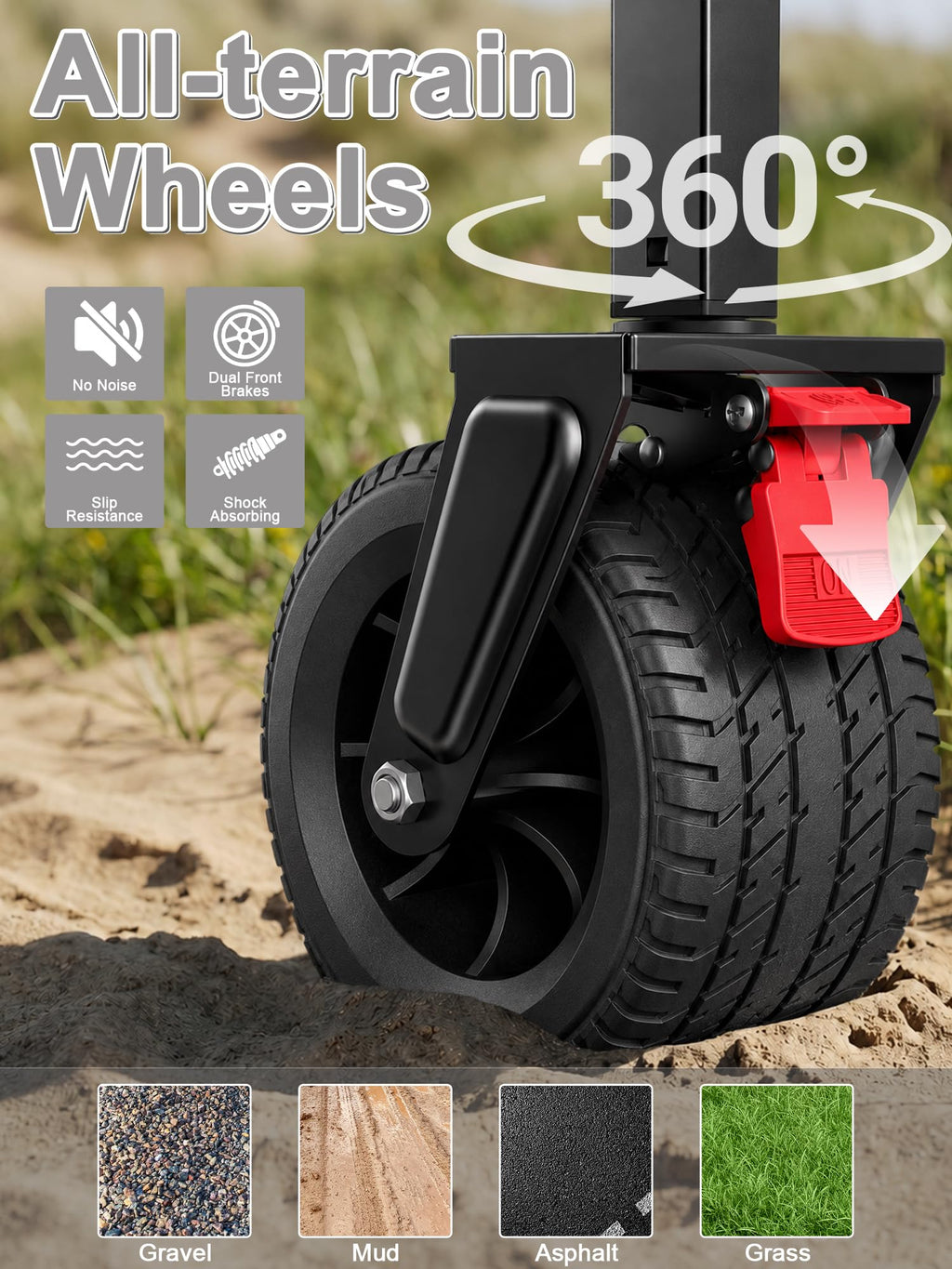 Collapsible Wagon with Canopy Black S111075