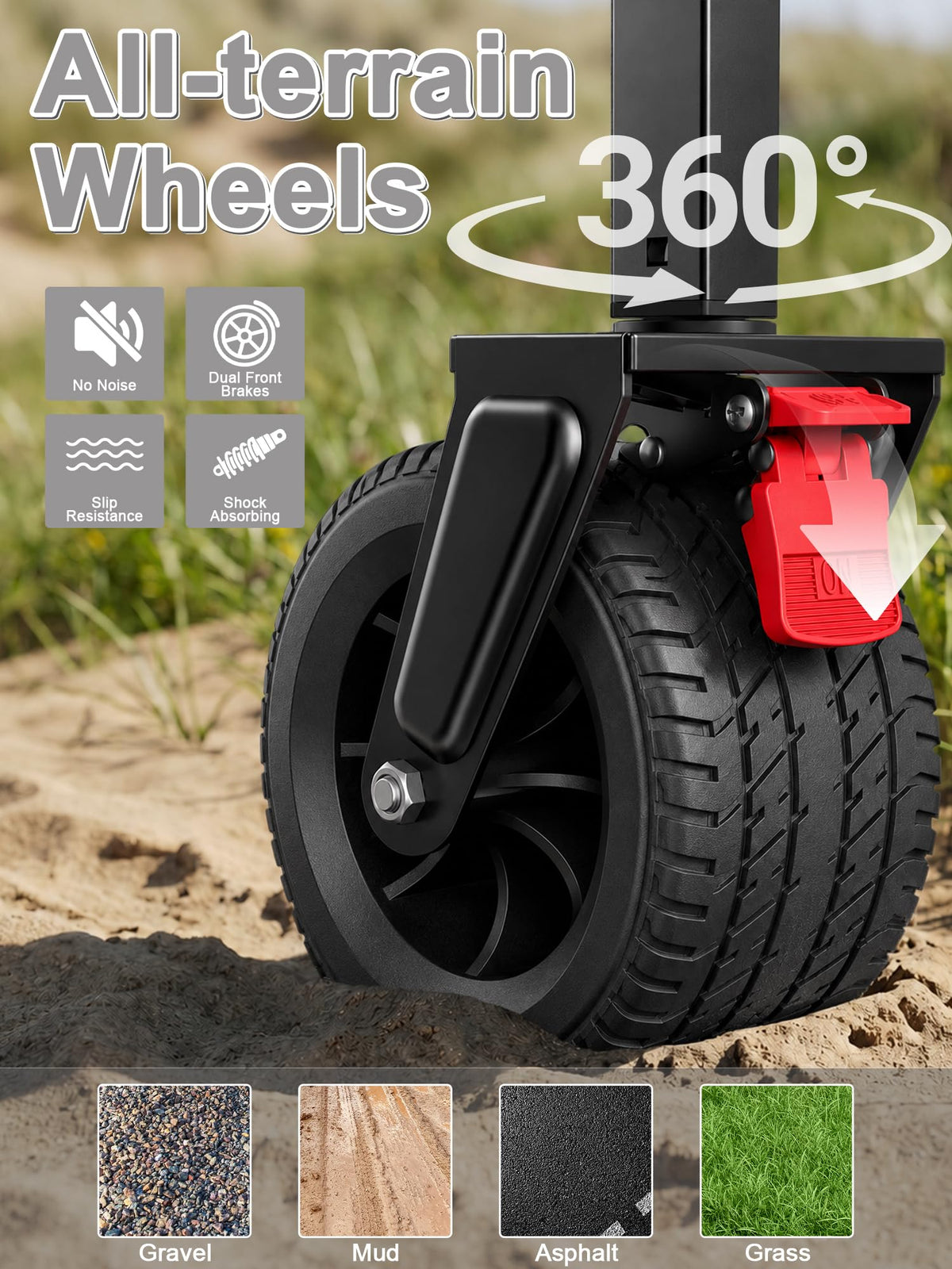 Collapsible Wagon with Canopy Black S111075