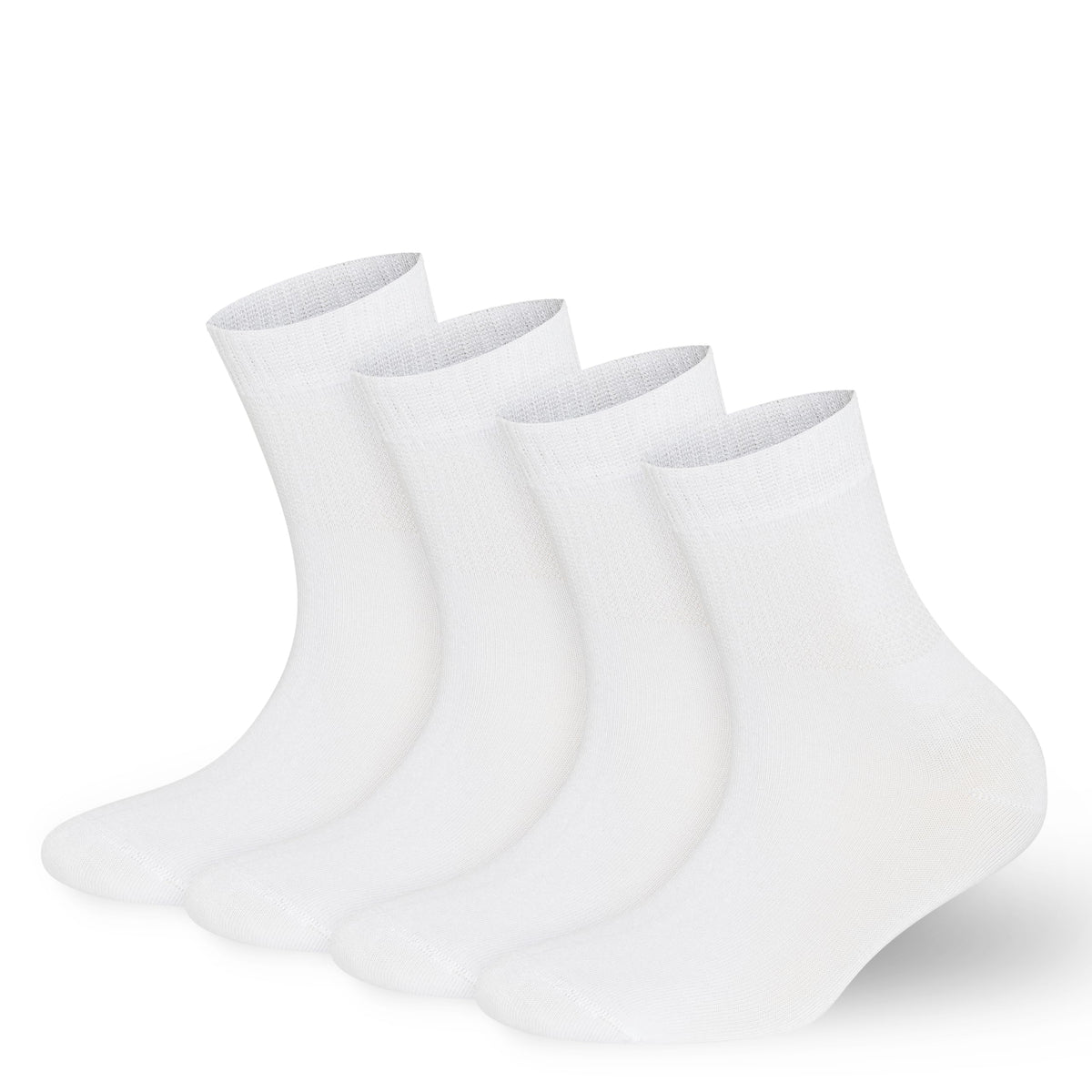 Mens Womens Rayon Bamboo 4 Pairs Ankle Socks P246298