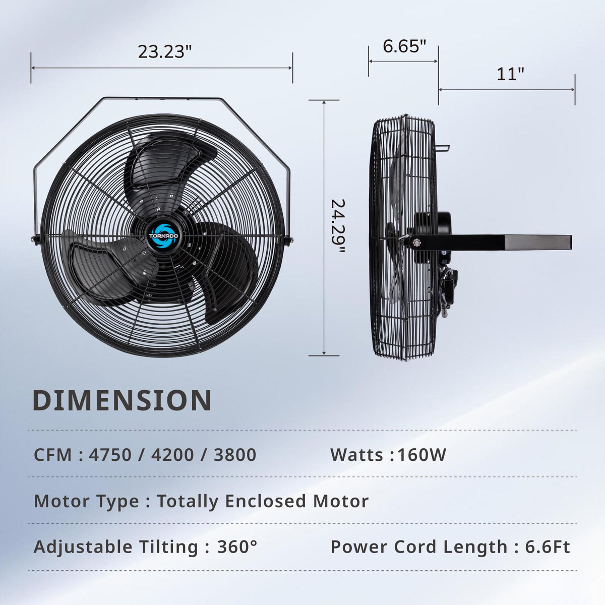 20-Inch High Velocity Outdoor Wall Fan I9420