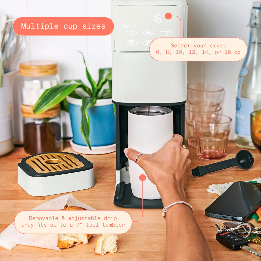 Single Serve Coffee Maker with Burr Grinder U7715