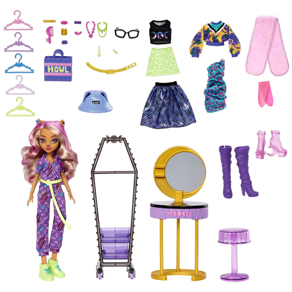 Doll & Playset with Fashion Accessories W41710