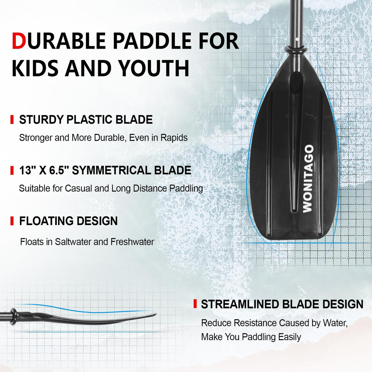 Adjustable Kayak Paddle U397410