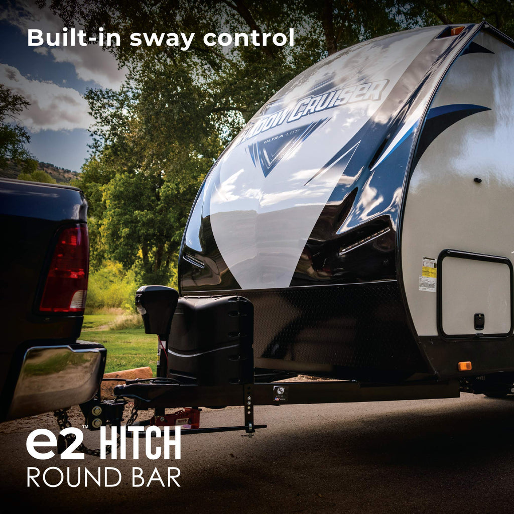 2-Point Sway Control Round Bar Hitch, 8,000 Lbs Trailer Weight Rating L207