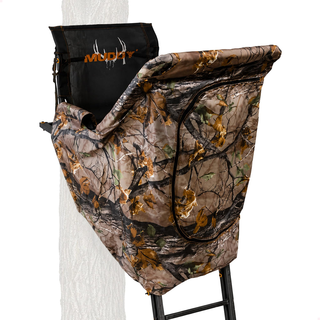 Hunting Deer Ladder Stand 20 ft with Blind Kit Y26254