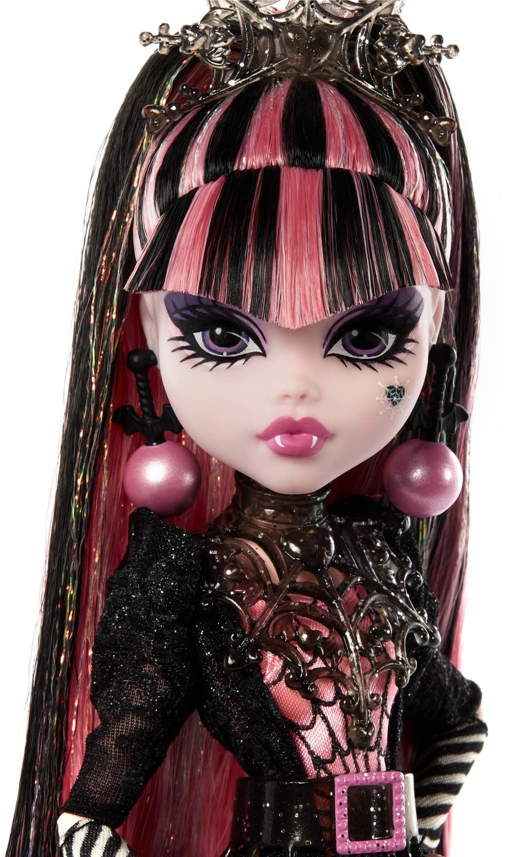 Pink and Black Gown Doll F91220