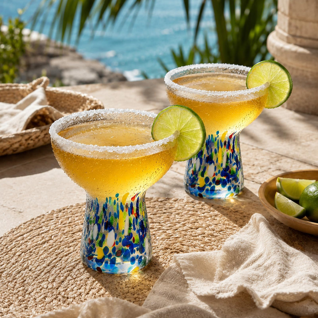 Stemless Margarita Glasses Set of 4 I779