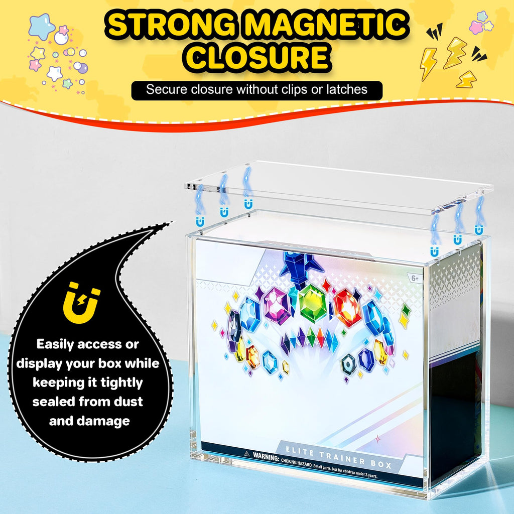 2 PCS 5mm Clear Acrylic Display Case N96373