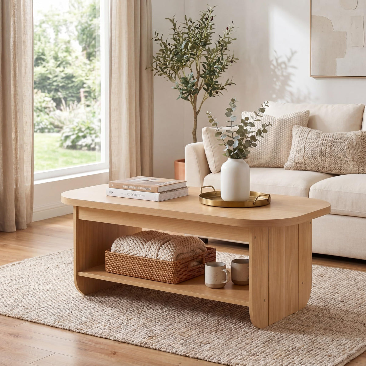 47” Oval Coffee Table D7503