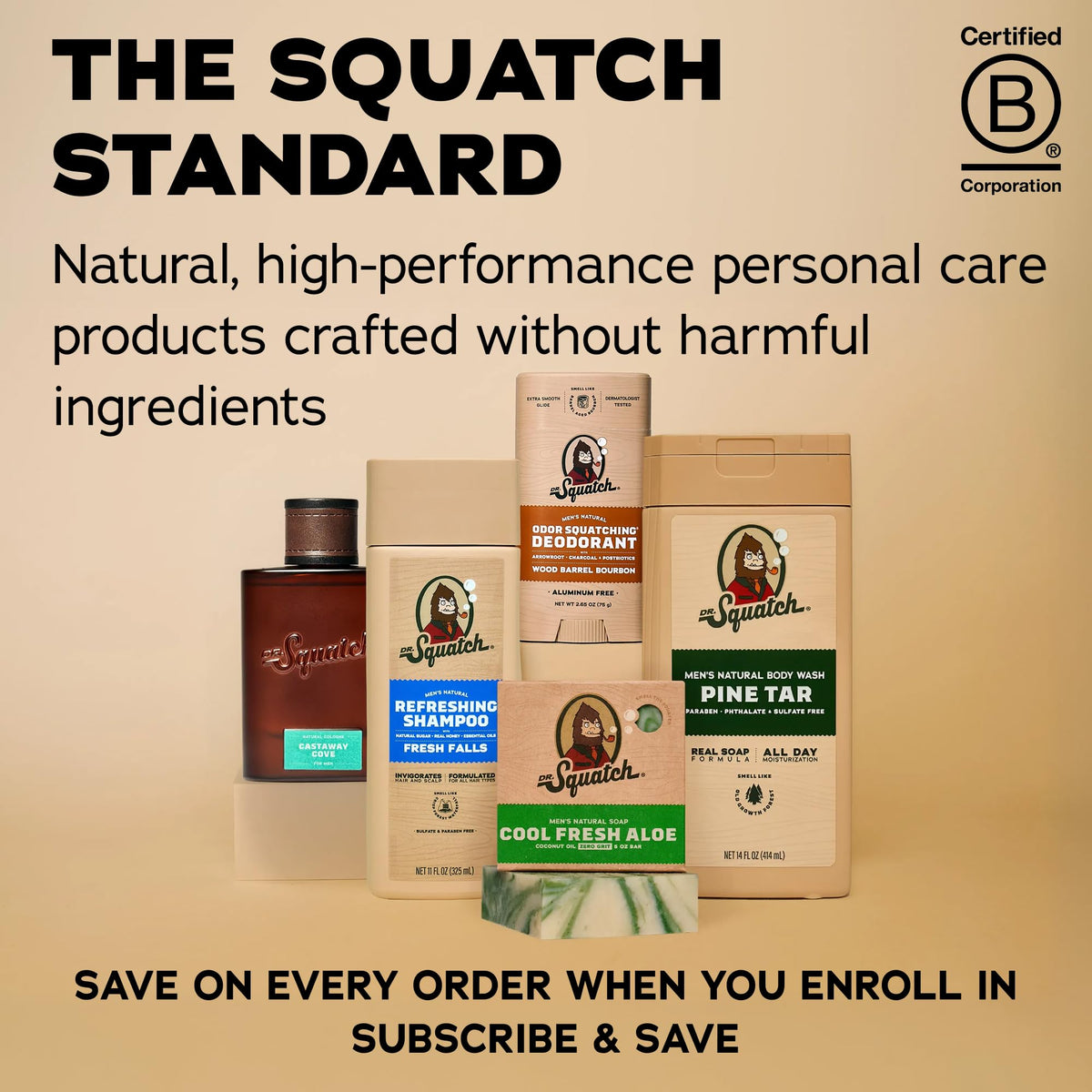Natural Shampoo and Conditioner Set 11 fl oz 2-Pack F906