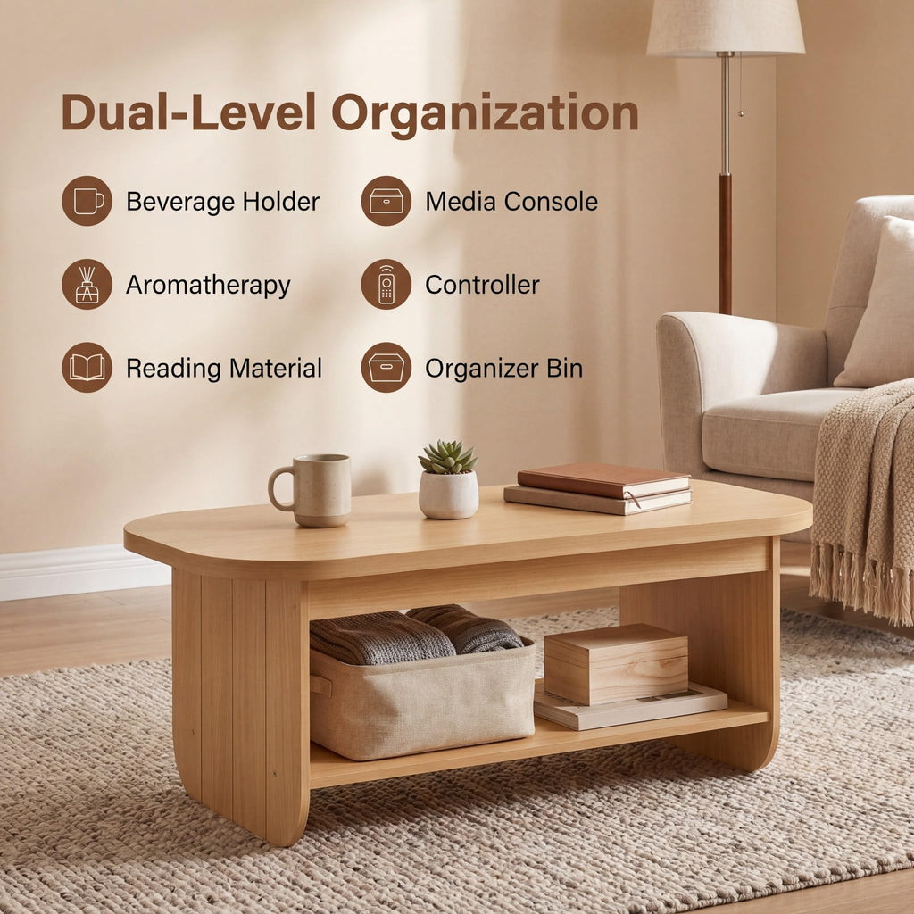 47” Oval Coffee Table D7503