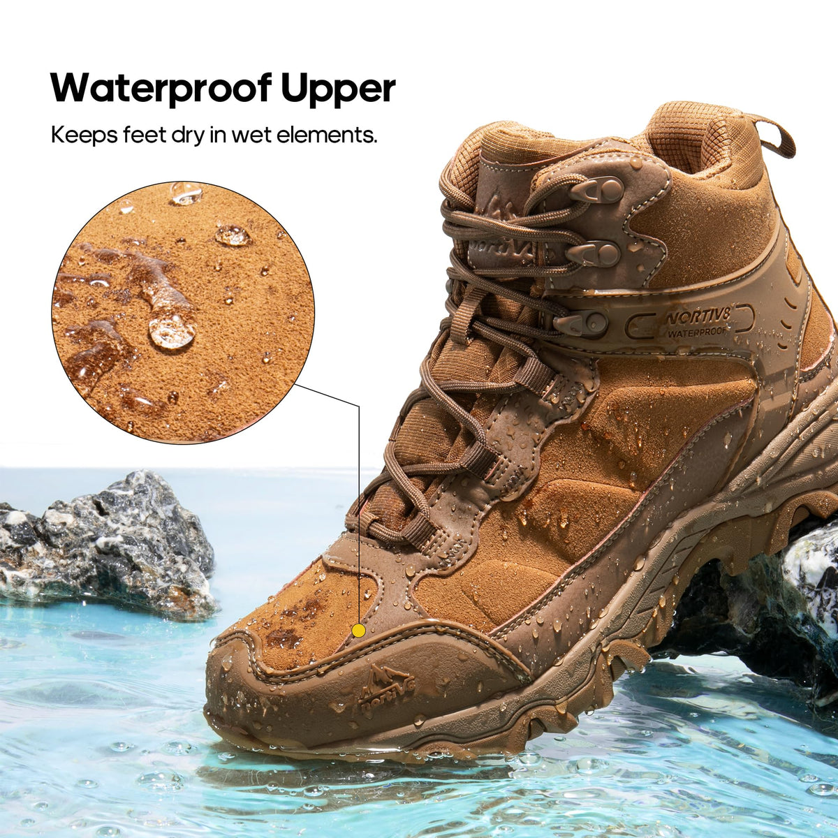 Men's Waterproof Lightweight Hiking Boots H475