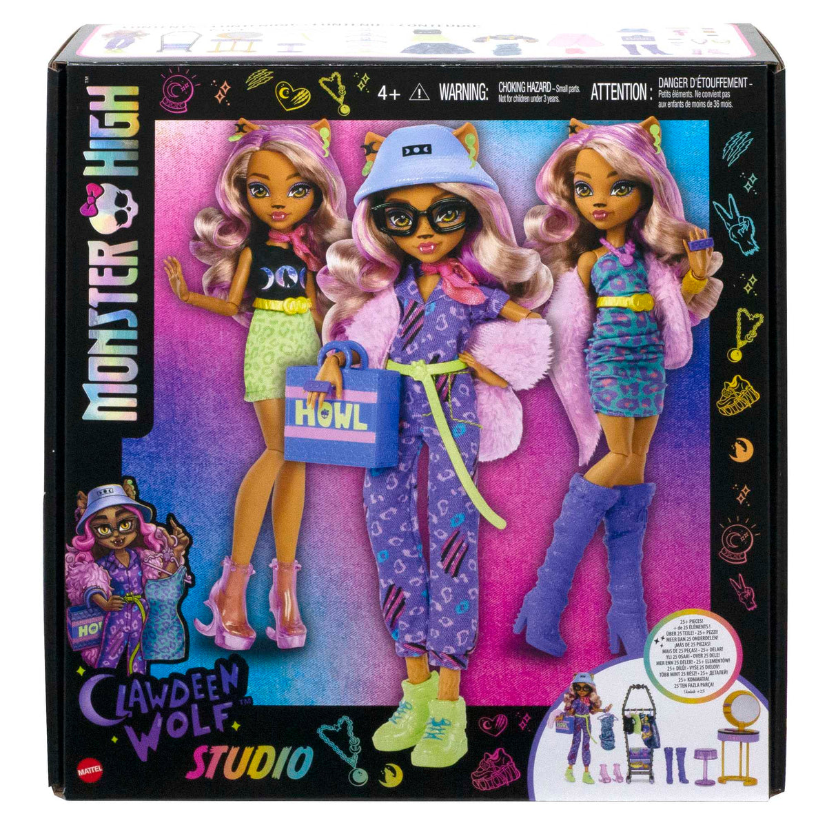 Doll & Playset with Fashion Accessories W41710