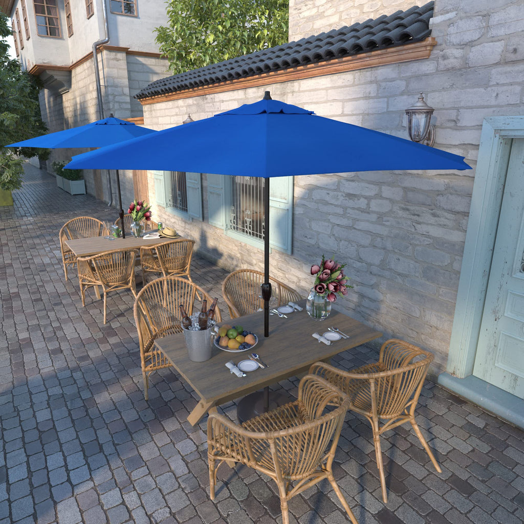 9' Round Aluminum Outdoor Patio Umbrella A33904