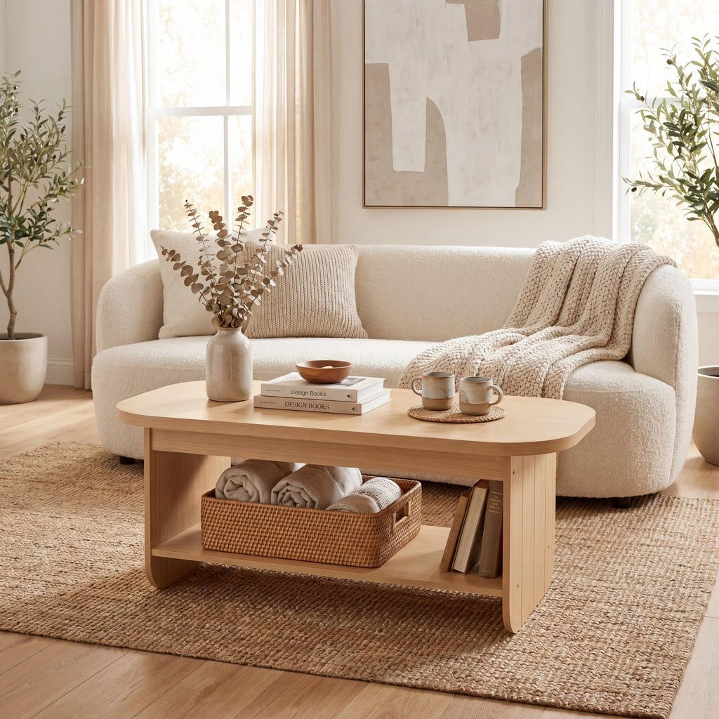 47” Oval Coffee Table D7503