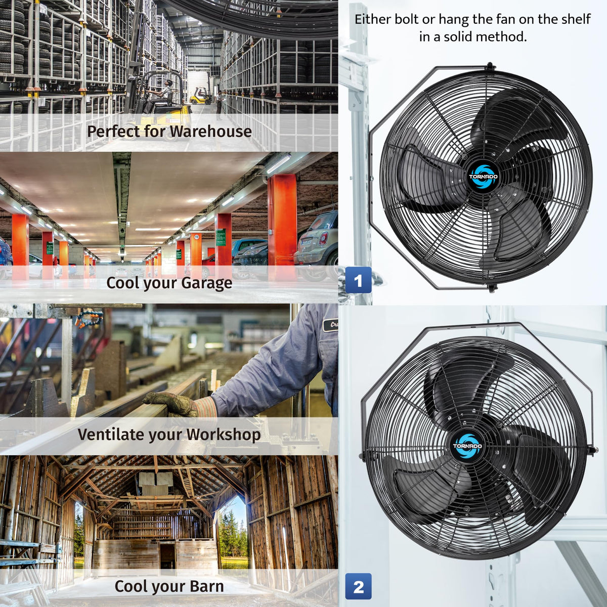 20-Inch High Velocity Outdoor Wall Fan I9420